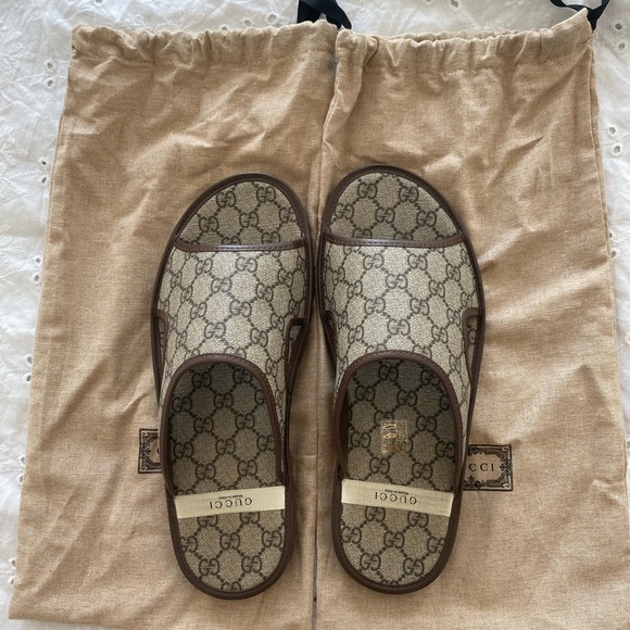 GUCCI MENS SLIDE SANDAL - Picture 9 of 10